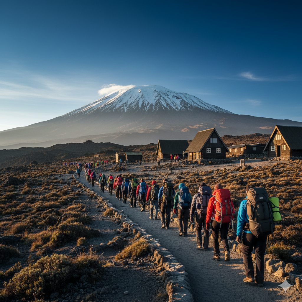 Marangu Route on Mount Kilimanjaro 